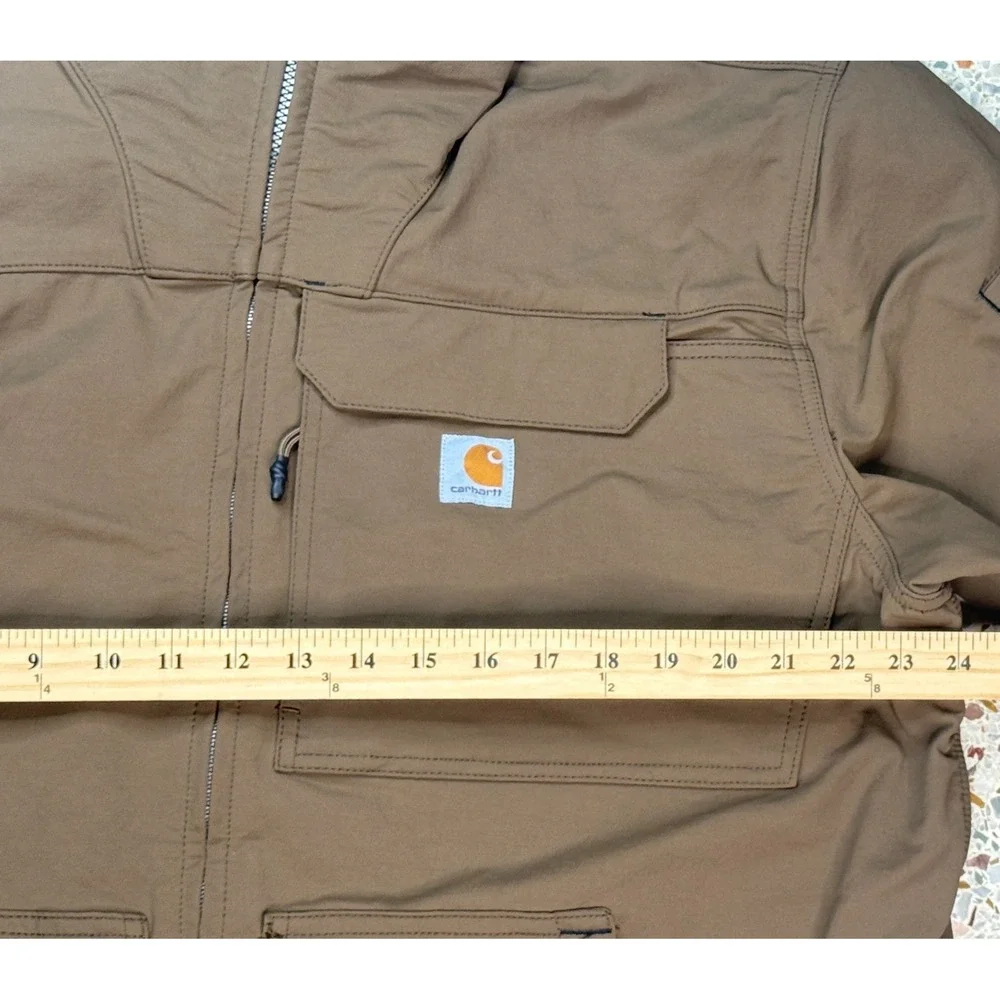 Carhartt Super Dux Relaxed Fit Light Weight Mock Neck Men's Jacket‎ Size XL